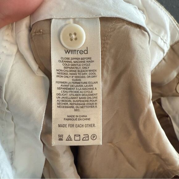 Wilfred Gingham Pleated Wide Leg Crop Pants Size 2 - Picture 6 of 7